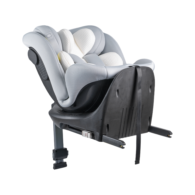 ISOFIX + サポートレッグ 360 回転 後向き/前向きベビーカーシート 40-150cm